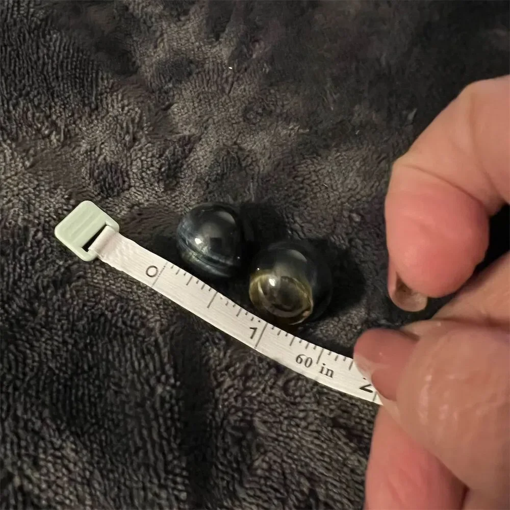 Blue Tiger Eye  Spheres Set of 2 Polished Natural Gemstone - Approx 20mm